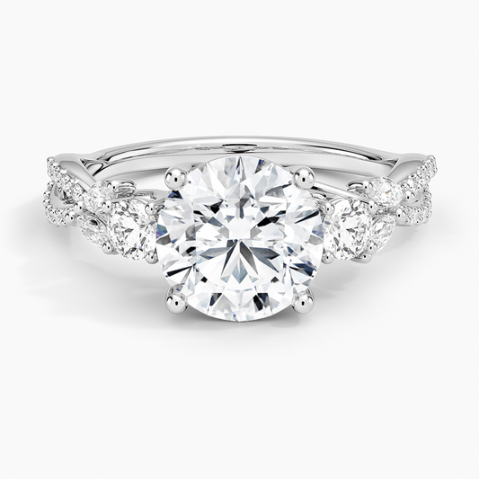 Luxe Willow Three Stone Diamond Ring (1/2 ct. tw.)