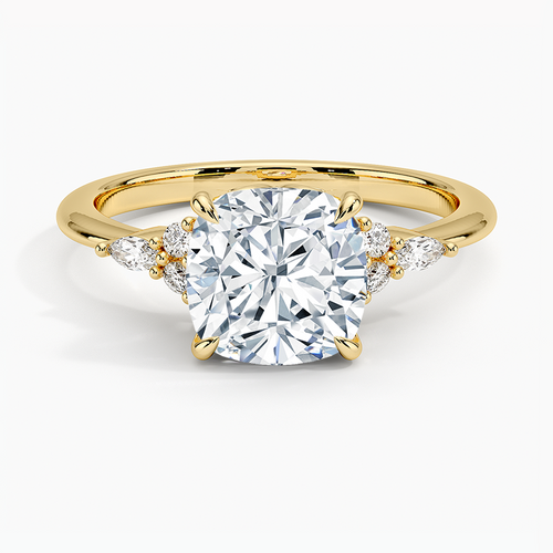 Nadia Diamond Ring in 18K Yellow Gold
