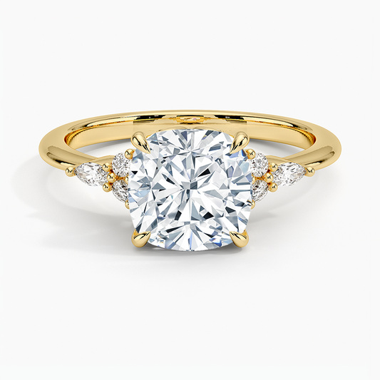 Nadia Diamond Ring in 18K Yellow Gold