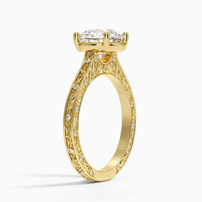 Grove Perfect Fit Engraved Diamond Ring (1/10 ct. tw.)