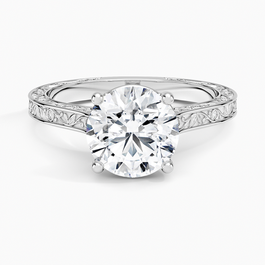 Grove Perfect Fit Engraved Diamond Ring (1/10 ct. tw.)