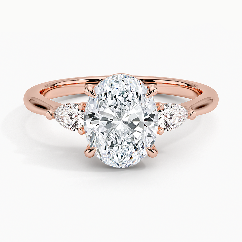 Petite Opera Three Stone Diamond Ring (1/4 ct. tw.) in 18K Yellow Gold