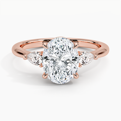 Petite Opera Three Stone Diamond Ring (1/4 ct. tw.) in 18K Yellow Gold