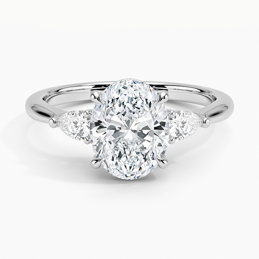 Petite Opera Three Stone Diamond Ring (1/4 ct. tw.) in 18K Yellow Gold