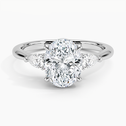 Petite Opera Three Stone Diamond Ring (1/4 ct. tw.) in 18K Yellow Gold