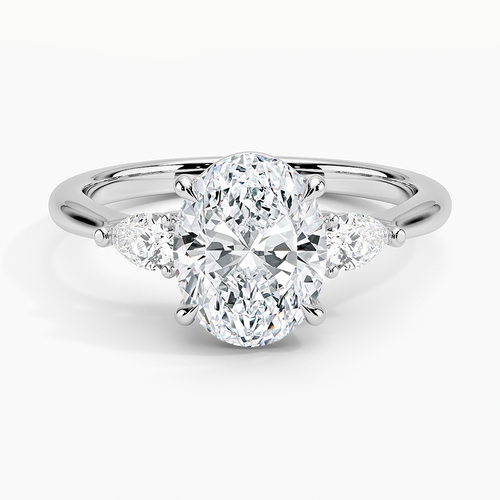 Petite Opera Three Stone Diamond Ring (1/4 ct. tw.) in 18K Yellow Gold