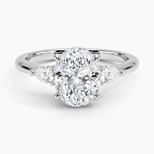 Petite Opera Three Stone Diamond Ring (1/4 ct. tw.) in 18K Yellow Gold