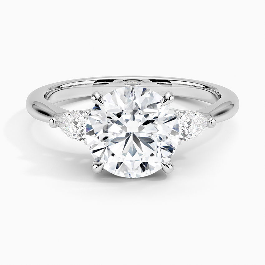 Petite Opera Three Stone Diamond Ring (1/4 ct. tw.)
