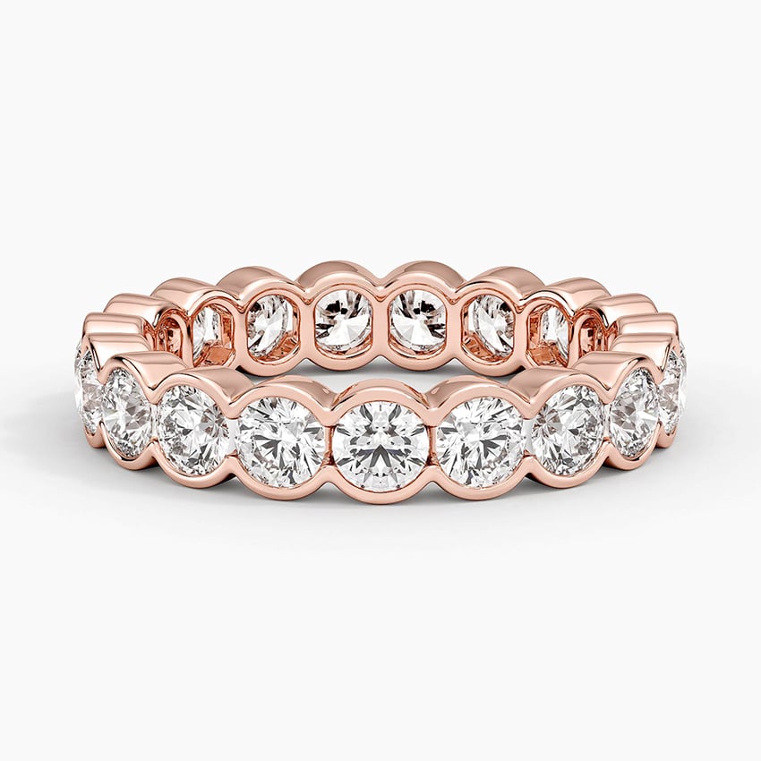 Semi-Bezel Round Eternity Lab Diamond Ring (2 1/2 ct. tw.)