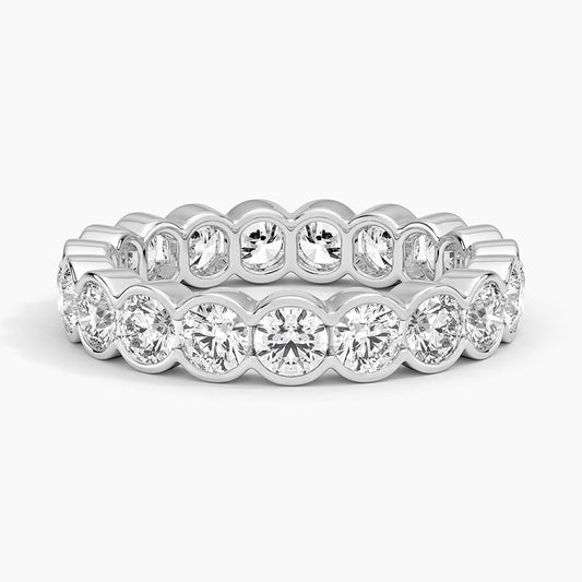 Semi-Bezel Round Eternity Lab Diamond Ring (2 1/2 ct. tw.)