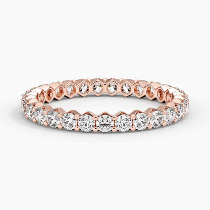 Precision-Set Eternity Lab Diamond Ring (1 ct. tw.)