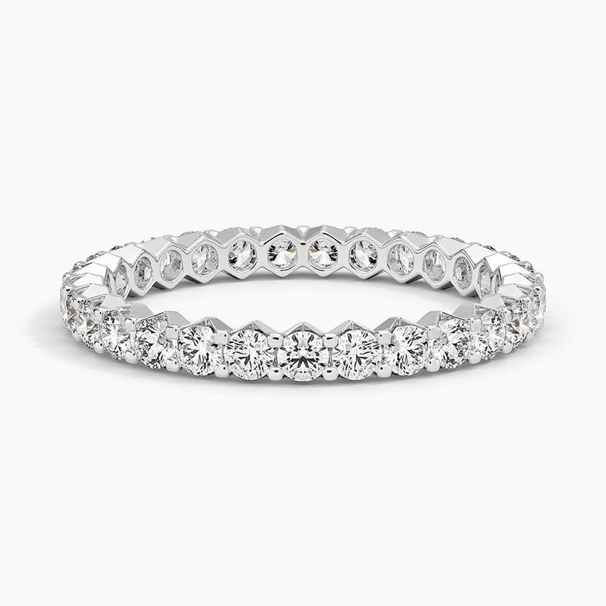 Precision-Set Eternity Lab Diamond Ring (1 ct. tw.)