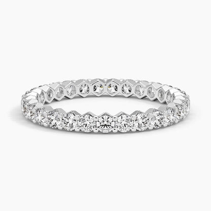 Precision-Set Eternity Lab Diamond Ring (1 ct. tw.)