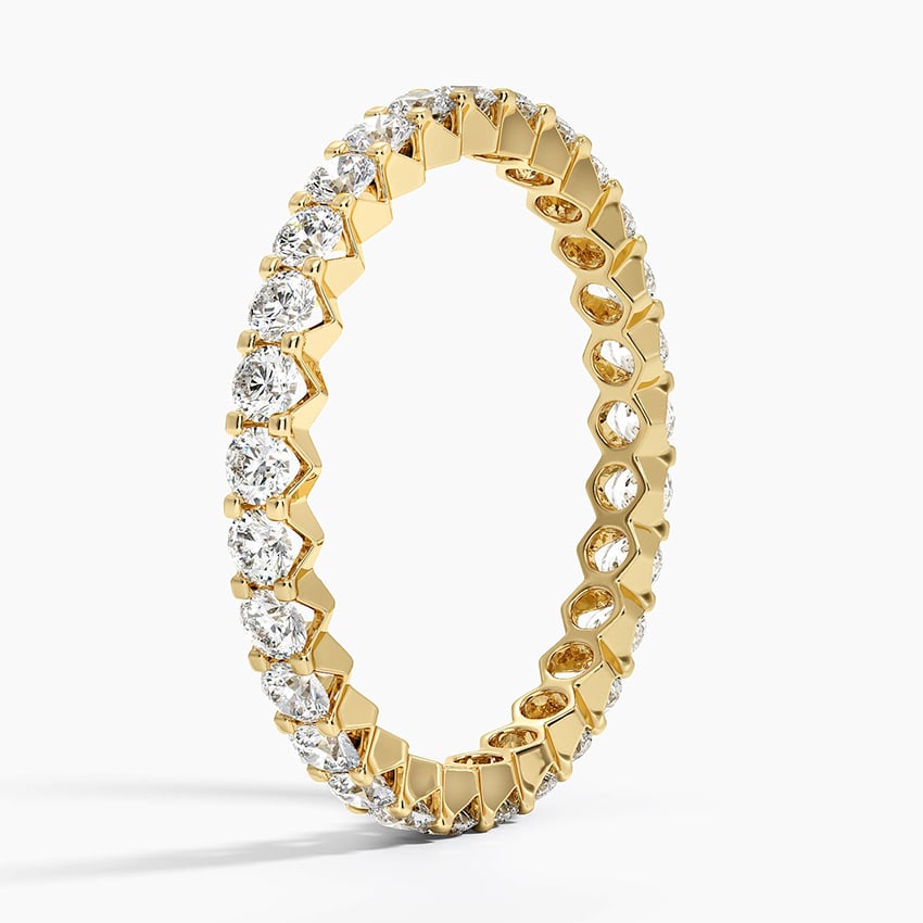 Precision-Set Eternity Lab Diamond Ring (1 ct. tw.)