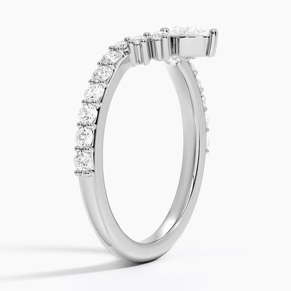Luxe Lunette Lab Diamond Ring (1/2 ct. tw.) in 18K White Gold