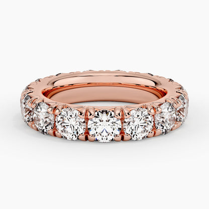 French Pavé Eternity Lab Diamond Ring (4 1/2 ct. tw.)