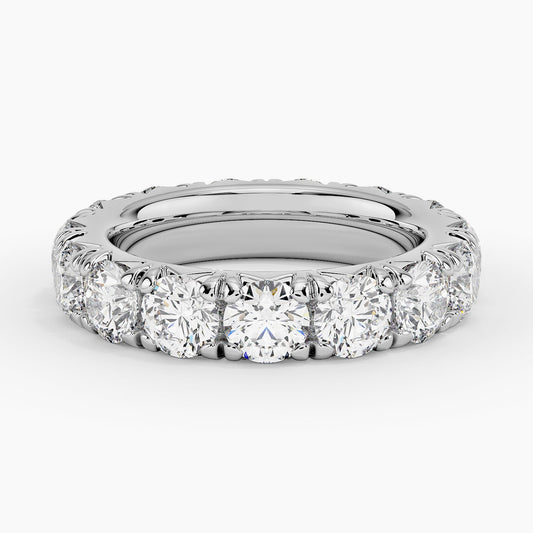 French Pavé Eternity Lab Diamond Ring (4 1/2 ct. tw.)