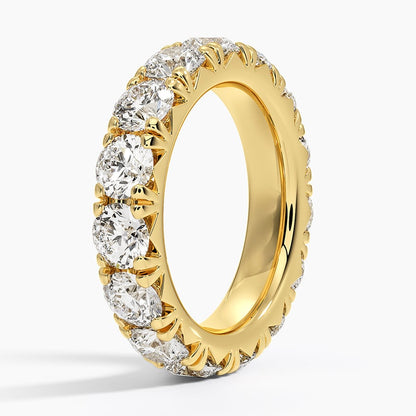 French Pavé Eternity Lab Diamond Ring (4 1/2 ct. tw.)