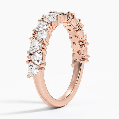 Trillion Cut Lab Diamond Ring