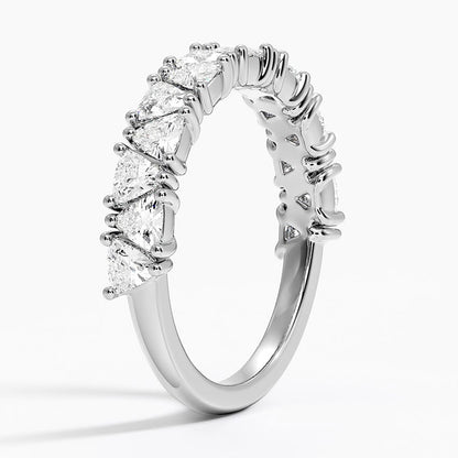 Trillion Cut Lab Diamond Ring