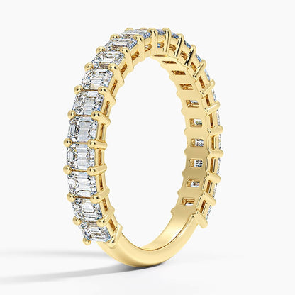 Emerald Three-Quarter Coverage Lab Diamond Ring (1 1/2 ct. tw.)