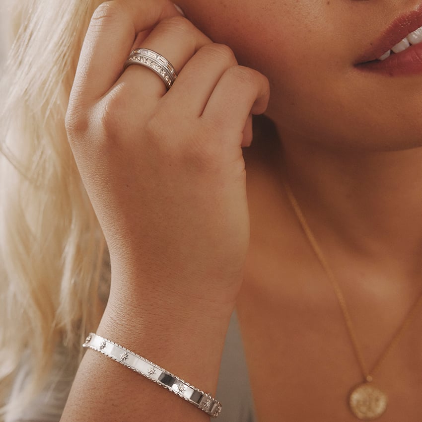 Kelly Baguette Eternity Lab Diamond Ring in 14K Yellow Gold