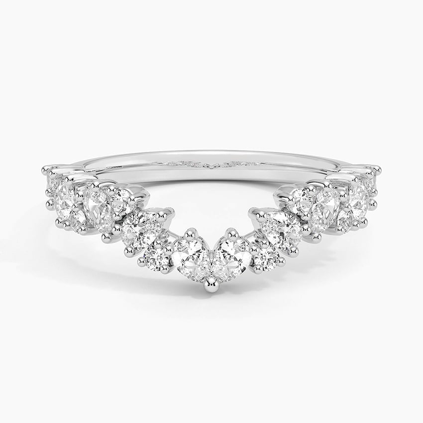 Olivetta Contoured Lab Diamond Ring (1/2 ct. tw.) in 18K Yellow Gold