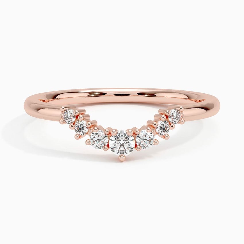 Aria Contoured Lab Diamond Ring (1/6 ct. tw.)