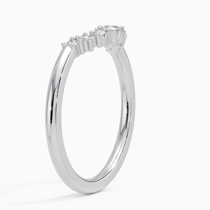 Aria Contoured Lab Diamond Ring (1/6 ct. tw.)