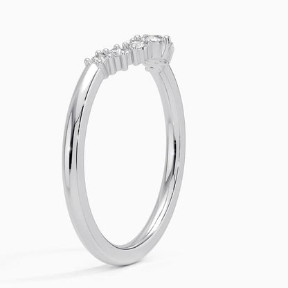 Aria Contoured Lab Diamond Ring (1/6 ct. tw.)