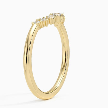 Aria Contoured Lab Diamond Ring (1/6 ct. tw.)