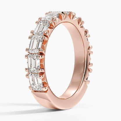 Nathalie Emerald Cut Lab Diamond Ring (2 1/2 ct. tw.) in 18K Yellow Gold