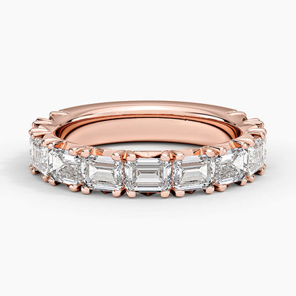 Nathalie Emerald Cut Lab Diamond Ring (2 1/2 ct. tw.) in 18K Yellow Gold