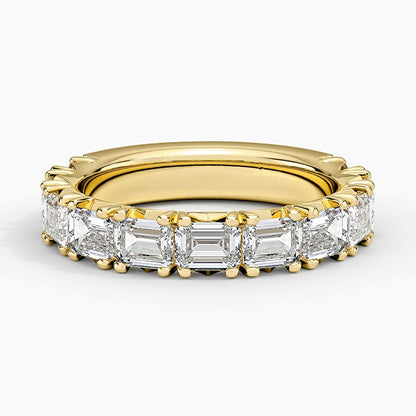Nathalie Emerald Cut Lab Diamond Ring (2 1/2 ct. tw.) in 18K Yellow Gold