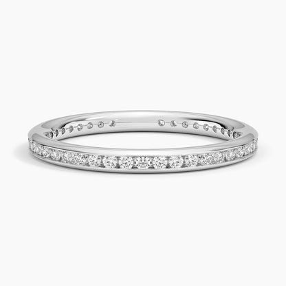 Tabitha Channel Set Eternity Lab Diamond Ring (1/3 ct. tw.) in 18K Yellow Gold