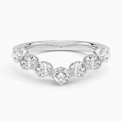 Cannes Curved Lab Diamond Ring (1 ct. tw.) in 18K Yellow Gold