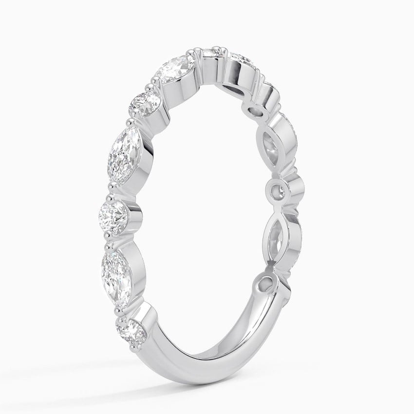 Versailles Three-Quarter Coverage Lab Diamond Ring (1/2 ct. tw.) in 18K Yellow Gold