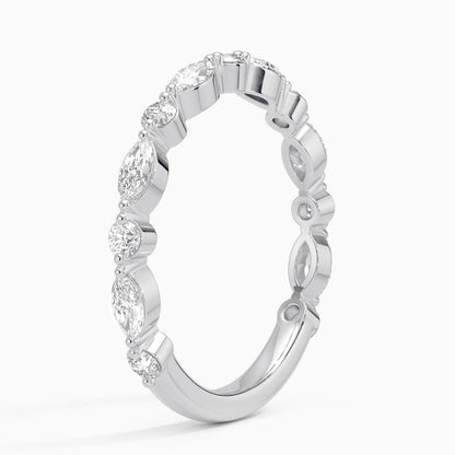 Versailles Three-Quarter Coverage Lab Diamond Ring (1/2 ct. tw.) in 18K Yellow Gold