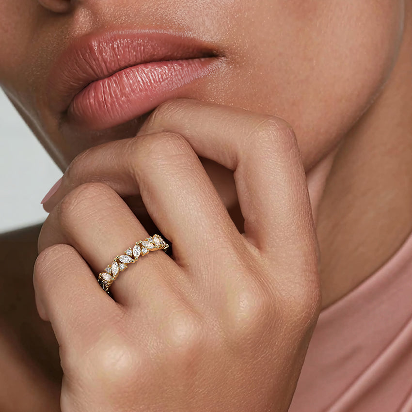 Elowen Lab Diamond Ring (1 ct. tw.) in 18K Yellow Gold
