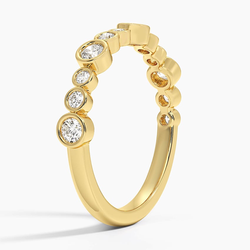 Portofino Bezel Lab Diamond Ring (1/3 ct. tw.) in 14K Yellow Gold