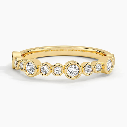Portofino Bezel Lab Diamond Ring (1/3 ct. tw.) in 14K Yellow Gold
