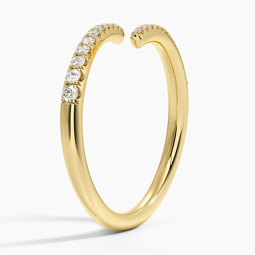 Sonya Lab Diamond Wrap Ring (1/5 ct. tw.) in 14K Yellow Gold