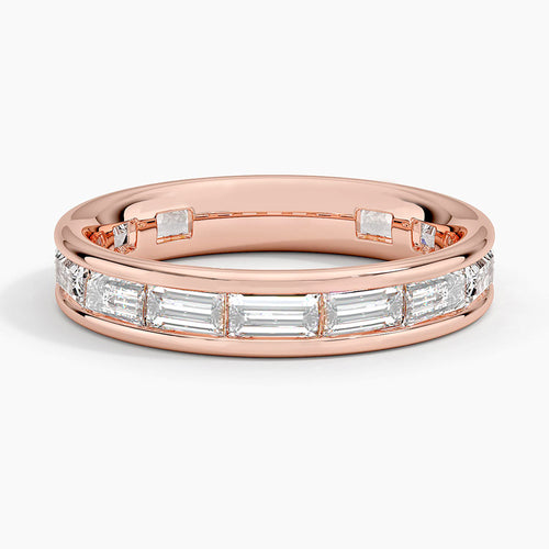Kelly Baguette Eternity Lab Diamond Ring in 14K Yellow Gold