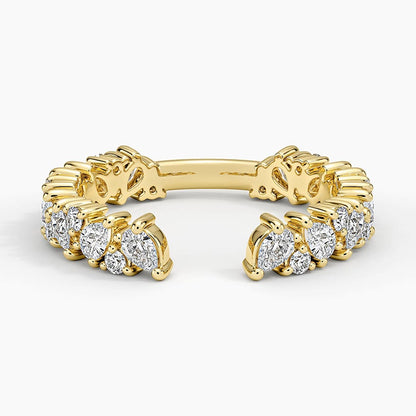 Olivetta Lab Diamond Open Ring