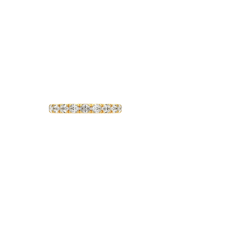 Nathalie Oval Lab Diamond Ring in 18K Yellow Gold