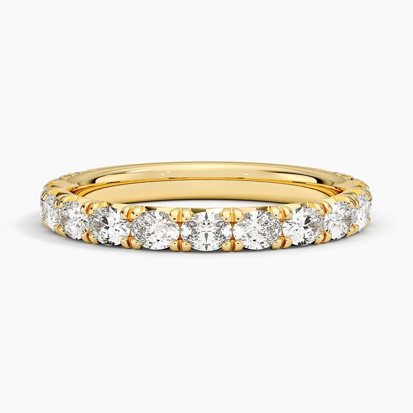 Nathalie Oval Lab Diamond Ring in 18K Yellow Gold