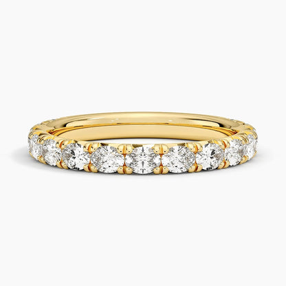 Nathalie Oval Lab Diamond Ring in 18K Yellow Gold