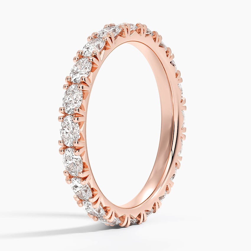 Nathalie Oval Eternity Lab Diamond Ring