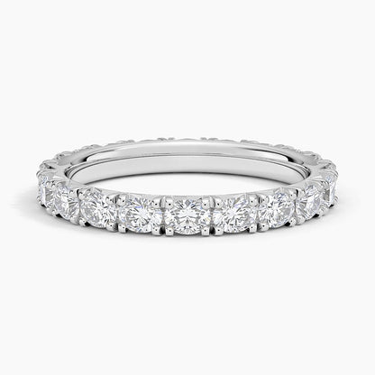 Nathalie Oval Eternity Lab Diamond Ring