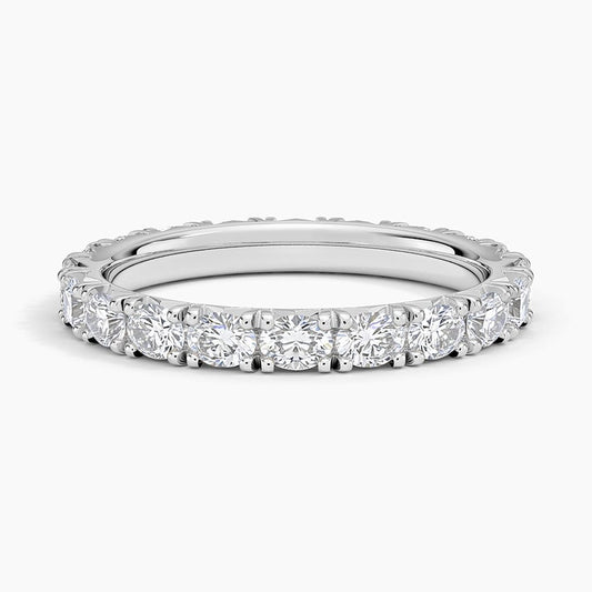 Nathalie Oval Eternity Lab Diamond Ring